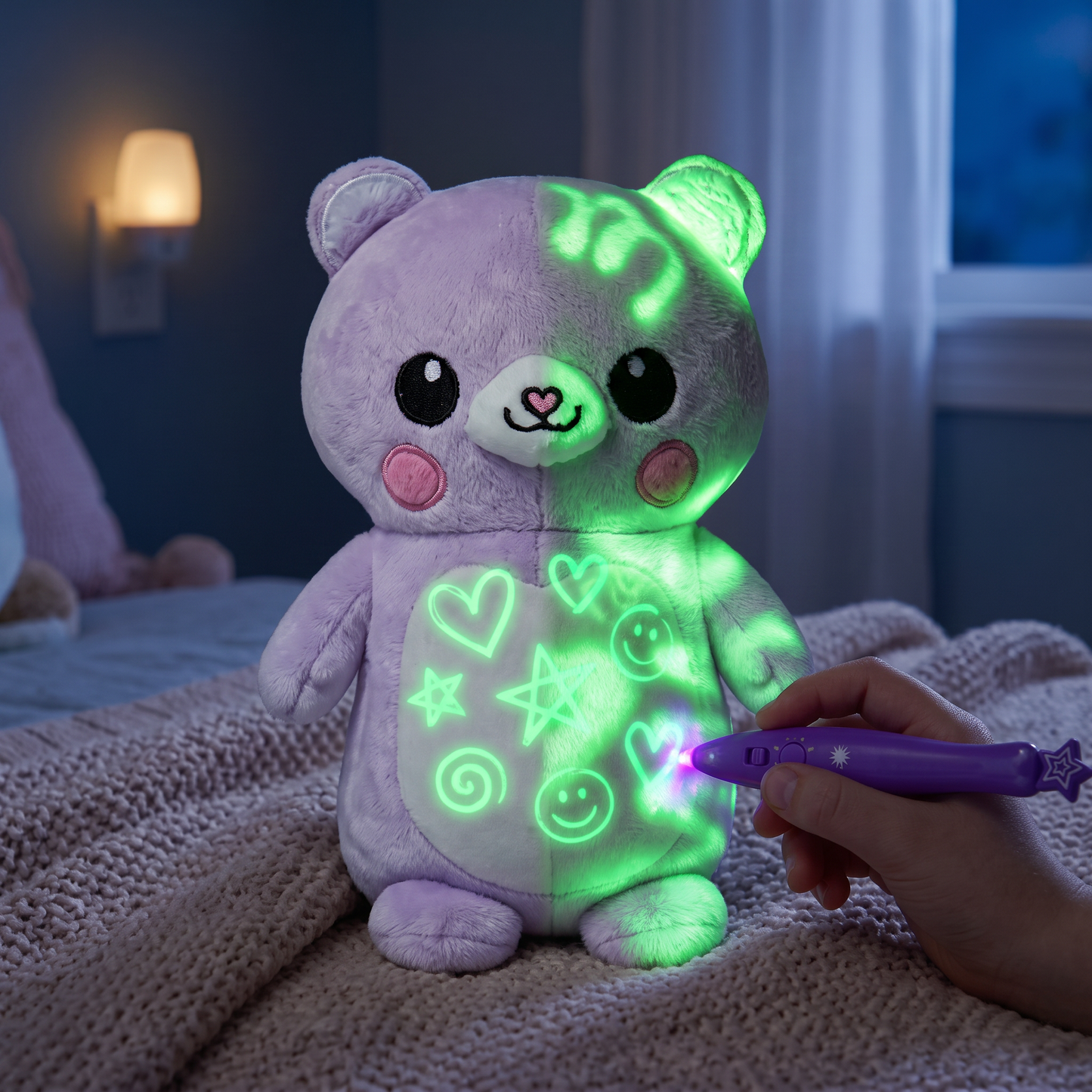 Peluche rayable
