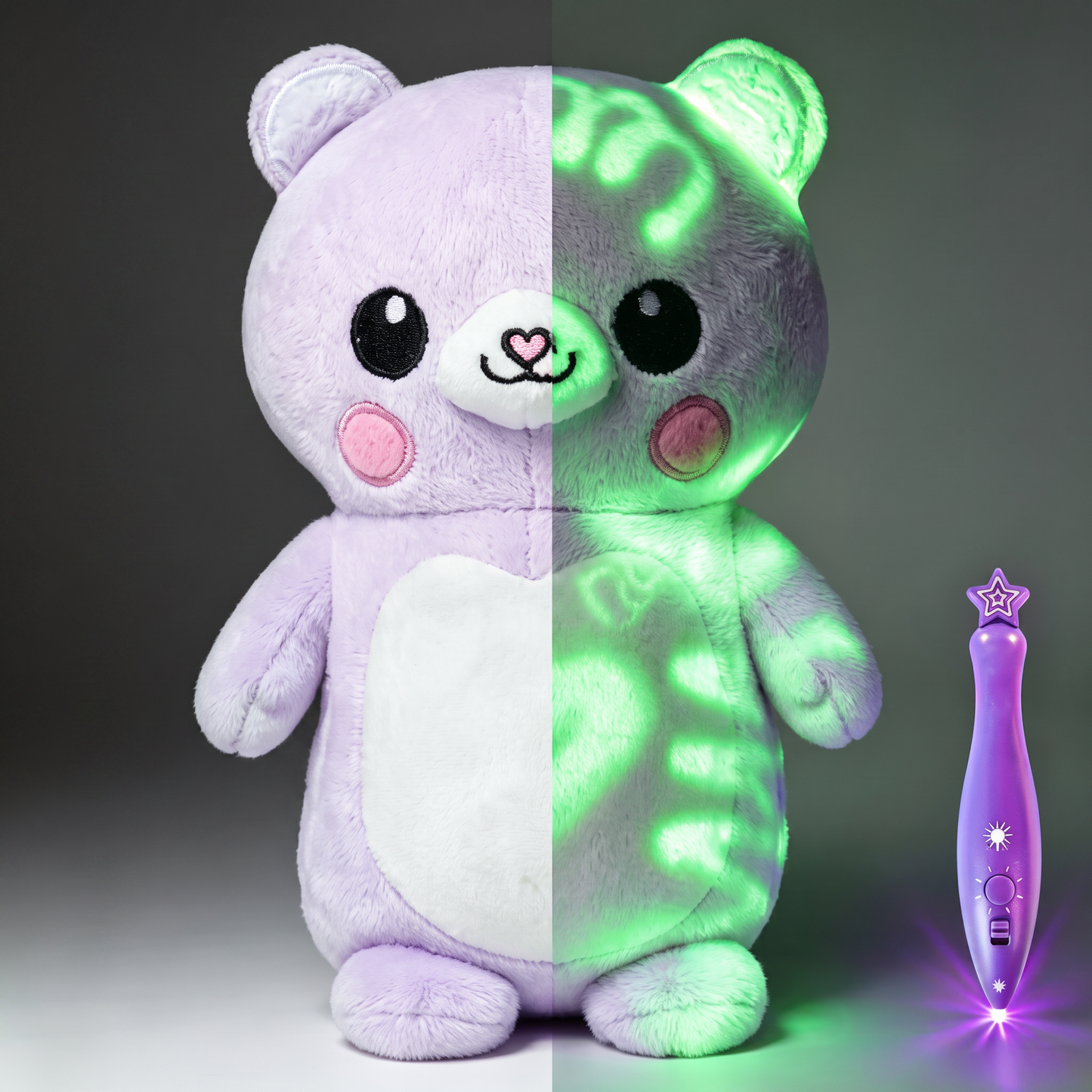 Peluche rayable